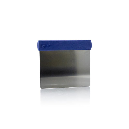 Lame flexible en acier inoxydable avec manche en plastique, grattoir à pâte 12x10cm