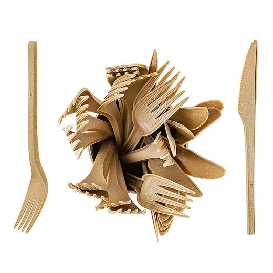 Set de couverts BBQ écologiques 30 pièces de refork dans une boîte en carton