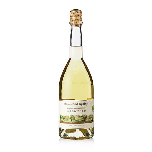 Manufactory Jörg Geiger Cuvée 21 Mousseux sans alcool biologique, 750 ml - une boisson mousseuse biologique sans alcool rafraîchissante