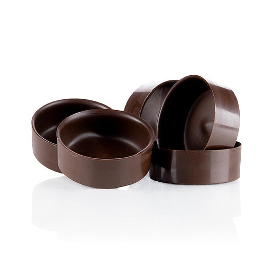 Boîte de 72 tartelettes au chocolat Dobla, chacune d'un diamètre de 5 cm