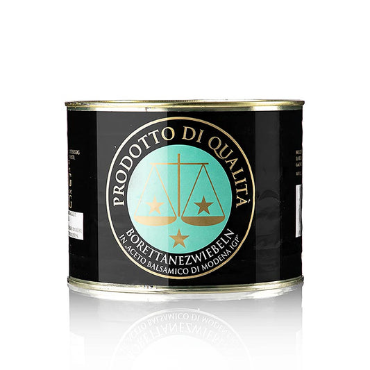Oignons borettane all' aceto balsamico, La Bilancia, 19 kg - oignons perlés aigre-doux au vinaigre balsamique, parfaits pour les salades et les antipasti