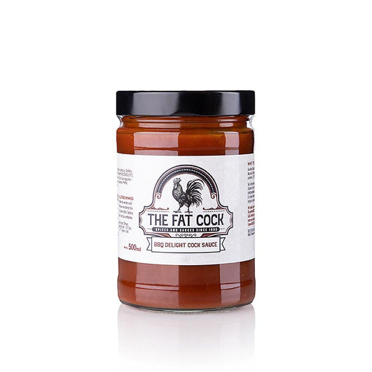 La Dikke Haan - BBQ Delight Cock Sauce, 500 ml est une sauce barbecue savoureuse en bouteille de 500 ml.