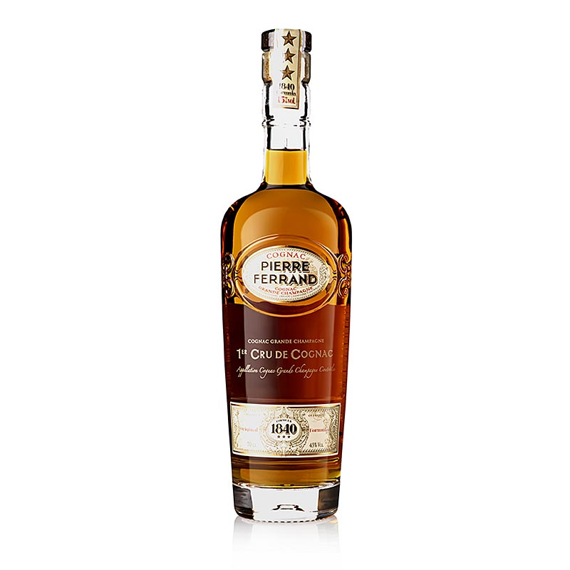 Bouteille de Ferrand Cognac 1840 Original Formula Grande Champagne Cognac 45% Vol 07 l, 700 ml, un spiritueux français de première qualité