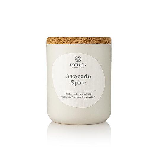 Gros plan sur le paquet de 80 g de mélange d'épices POTLUCK Avocado Spice