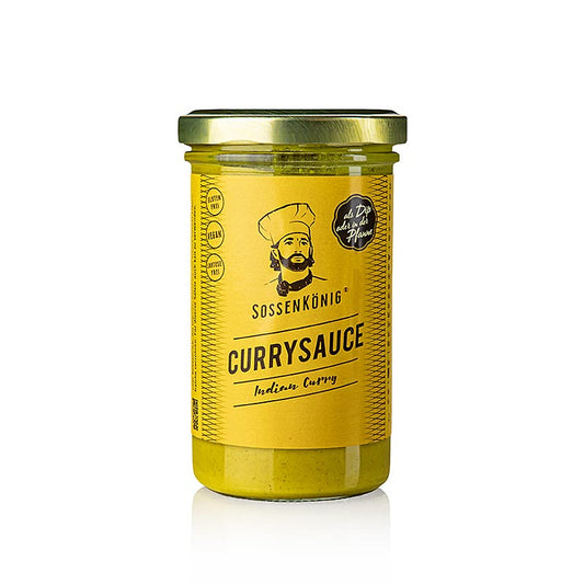 Sossenkönig - Indian curry, 250ml de sauce prête à l'emploi, idéale pour assaisonner différents plats