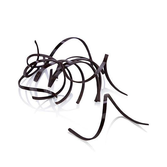 Sachet de 65 g de garniture au chocolat Dobla Spiral Dark, emballé dans une boîte de 80 pièces