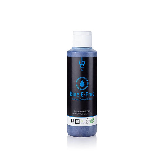 245 g de beurre de cacao bleu clean label dans un emballage IBC, parfait pour la pâtisserie et les soins de la peau