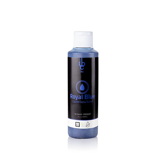 Beurre de cacao emballé dans un conteneur IBC bleu royal de 245 g