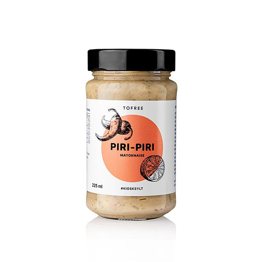 TOFREE-north - PiriPiri Mayo, 225 ml : Mayonnaise crémeuse relevée de piments PiriPiri.