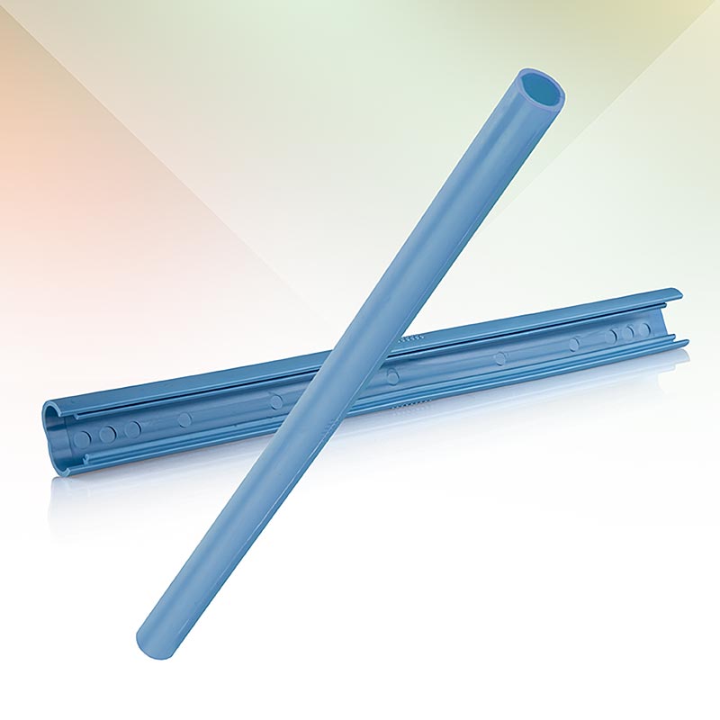 Image du produit ClickStraw bleu réutilisable montrant 300 pailles écologiques