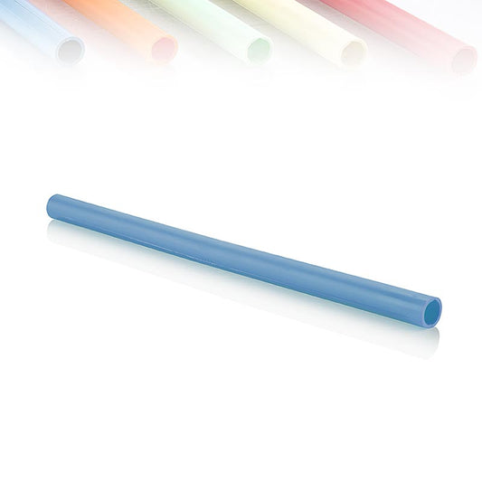 Pailles durables et réutilisables en bleu, 10 pièces de la marque ClickStraw