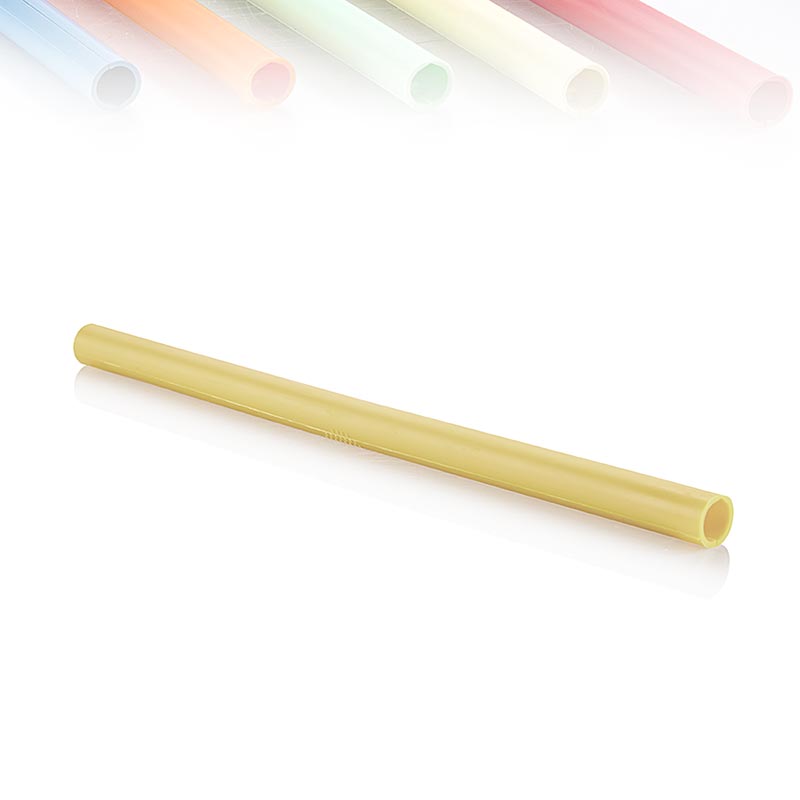 Pailles écologiques réutilisables ClickStraw, spécialement pour le champagne, 10 pièces