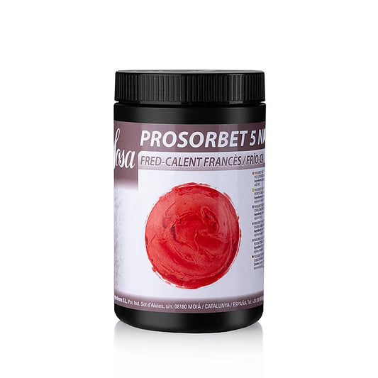 Délicieux et polyvalent Sosa Pro Sorbet 5, parfait pour les desserts froids et chauds, 500 g (38980)