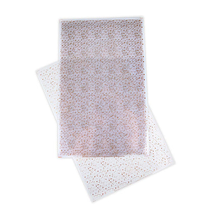  Feuille détachable avec motif Paris Bronze de couleur jaune-or pour décorer le chocolat, dimensions 40x25cm, 1 pièce