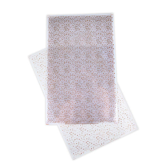  Feuille détachable avec motif Paris Bronze de couleur jaune-or pour décorer le chocolat, dimensions 40x25cm, 1 pièce