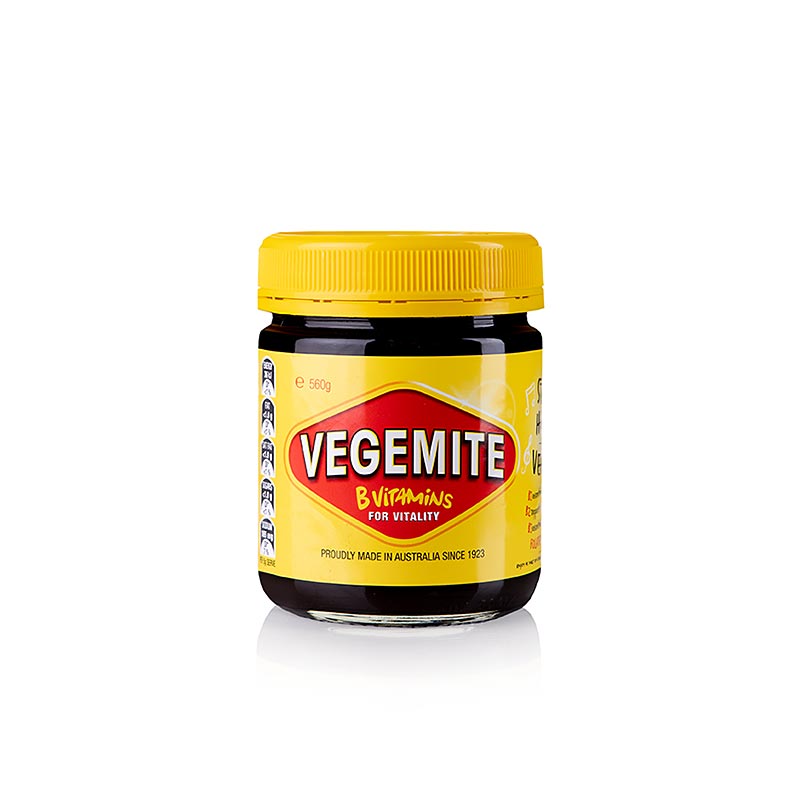 Vegemite - extrait de levure concentré et pâte d'épices comme pâte à tartiner salée, 560 g, parfait pour les amateurs de saveurs salées et riche en nutriments