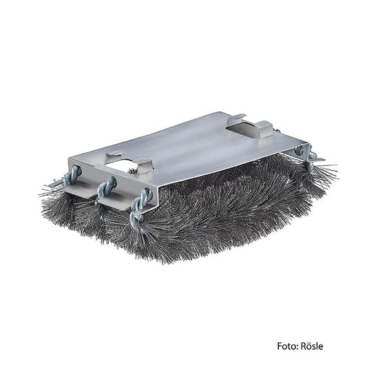 Brosse de rechange en acier Rösle pour la brosse à grille SlideX (25391), 1 pièce - idéale pour le nettoyage des grilles de gril