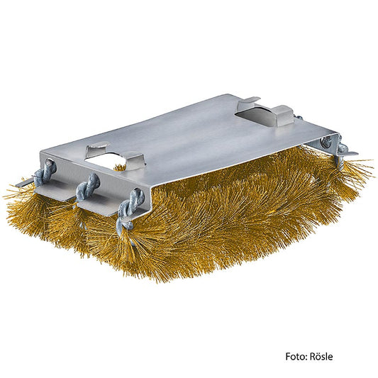 Brosse de remplacement en laiton pour la brosse à grille SlideX (25392) de Rösle, 1ère