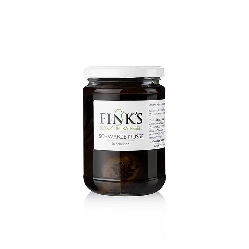 Noix noires tranchées au sirop fort de Finks Delikatessen, 380 g