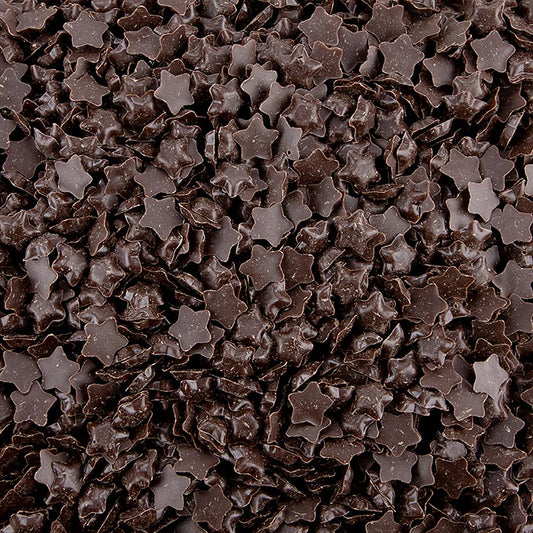 Paillettes de chocolat noir en forme d'étoile, 600g Produit de la marque Dobla (73419)
