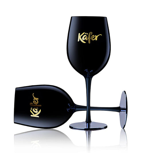 Lot de 2 gobelets à cocktail en verre noir, parfaits pour les réceptions