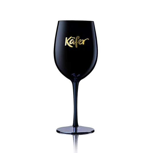 Lot de 2 coupes à cocktail noires en verre en forme de scarabée