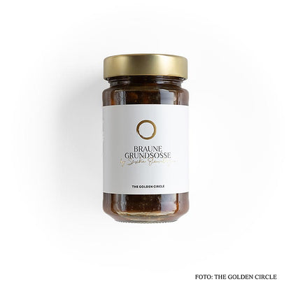Bouteille de 225 ml de sauce de base brune de Sascha Stemberg (THE GOLDEN CIRCLE)