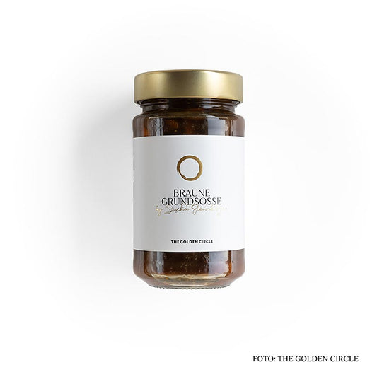 Bouteille de 225 ml de sauce de base brune de Sascha Stemberg (THE GOLDEN CIRCLE)