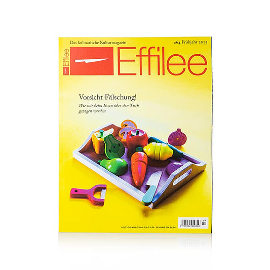 Couverture du magazine Effilee pour la nourriture et la vie, numéro 64, avec un contenu savoureux et inspirant sur la nourriture et le style de vie, 1 exemplaire