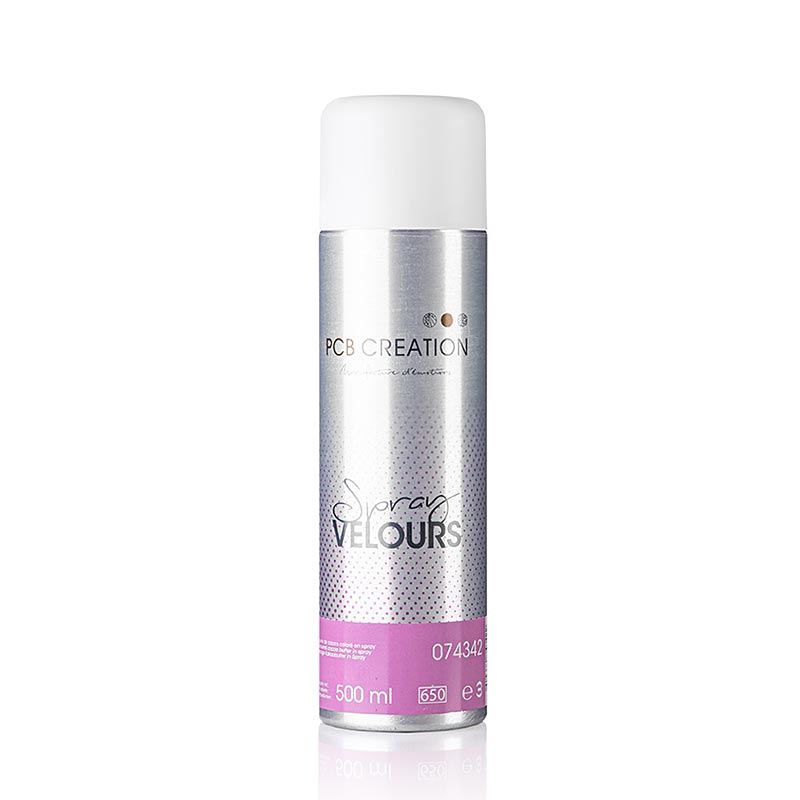 Pulvérisateur de décoration avec effet velours rose et colorant, PCB (74342), 500 ml