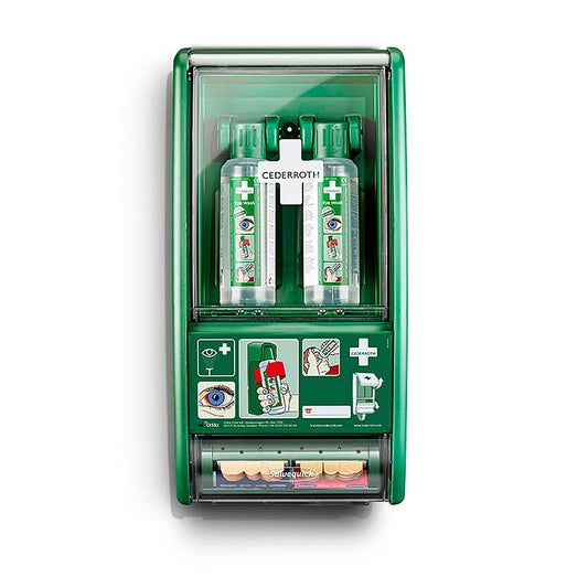 Station de lavage des yeux Cederroth avec support et plast, numéro d'article 721500, 1 pièce