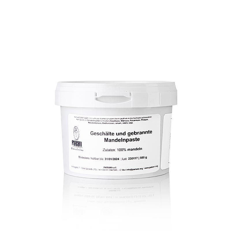 Paquet de 500 g d'amandes siciliennes Pariani, grillées à la perfection pour la pâte d'amandes