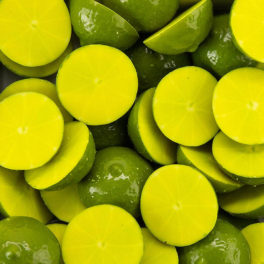 Délicieuses et rafraîchissantes moitiés de citron vert au chocolat, 223g, 36 pièces, Dobla 77312