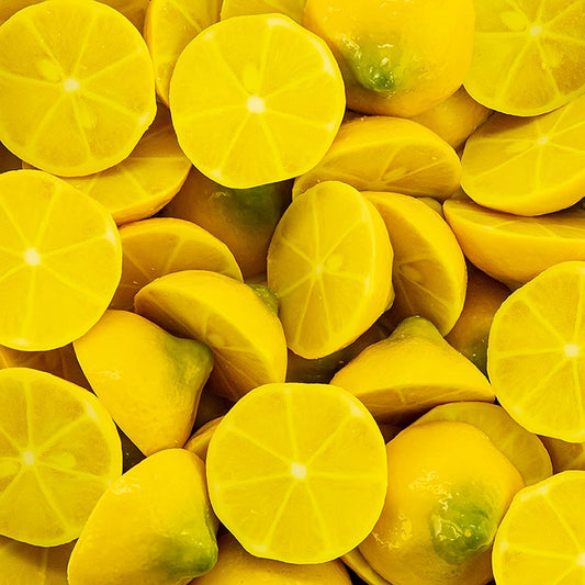 Demi-citrons au chocolat, dobla (77312), 256 g, 36 pièces - délicieux bonbons au chocolat en forme de demi-citrons.