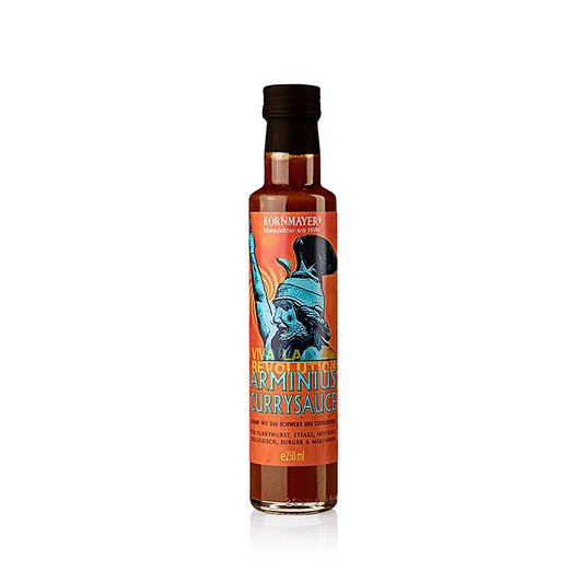 Sauce curry Arminius délicieuse et épicée de Kornmayer en bouteille de 250 ml