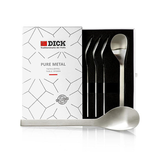 Dick Steak & Table Spoon Set en métal pur, adapté à 4 couteaux à steak 59805, idéal pour une présentation élégante à table