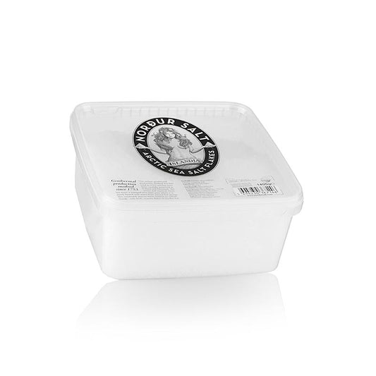 Grand sac de flocons de sel islandais NORDUR, d'un poids de 14 kg, parfaits pour assaisonner et donner de la saveur à vos plats préférés.