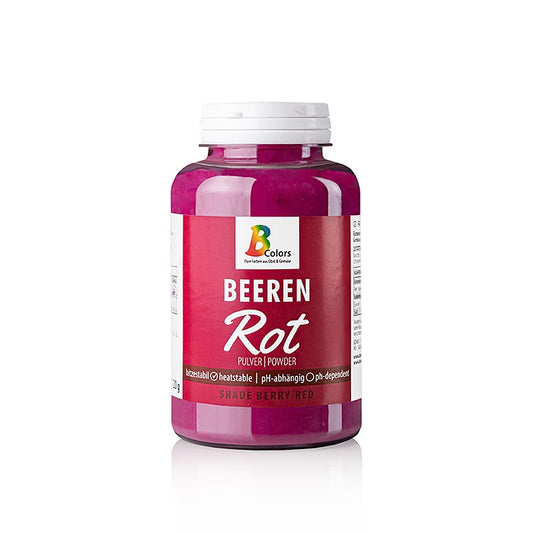 BColors dye - berry red powder, 120g liposoluble et hydrosoluble, produit végétalien