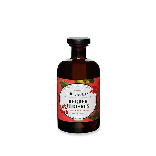 Bouteille de 500 ml de Herber Hibiskus San Aperitivo Apero, sans alcool et VEGAN