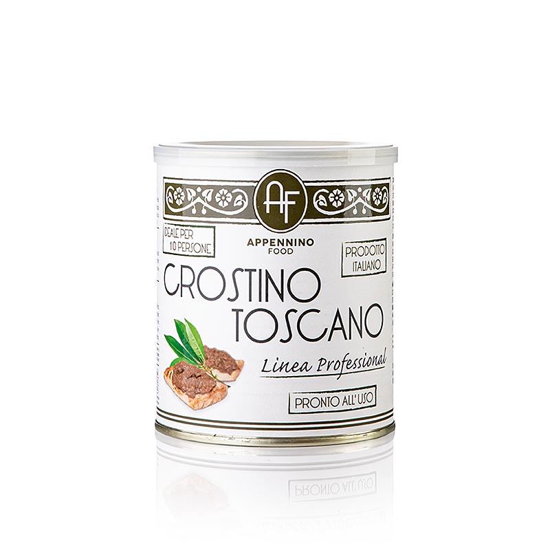 800 g de pâté de foie de poulet Appennino, Crostino Toscano, délicieuse spécialité italienne