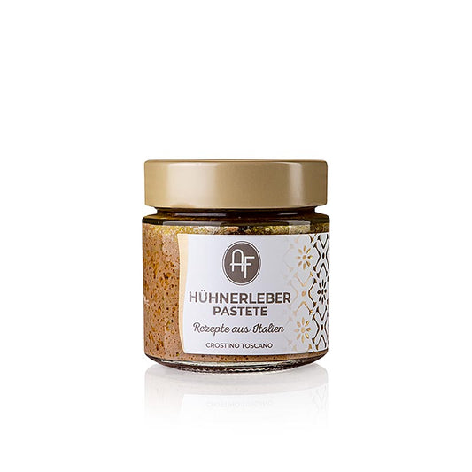 Délicieux et savoureux Crostino Toscano - Pâté de foie de volaille, Appennino, 200 g, parfait pour tartiner sur du pain grillé ou des crackers
