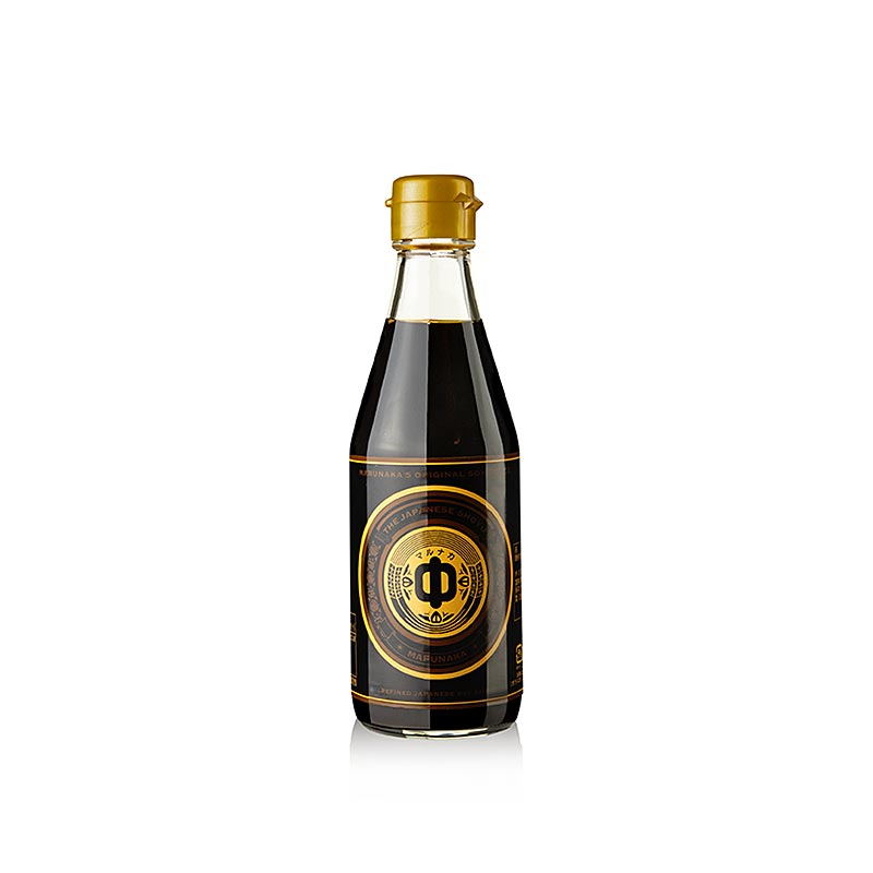 Sauce soja Shoyu Single Barrel Black Label de première qualité, Marunaka, Japon