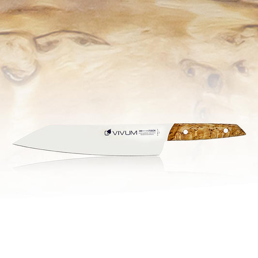Couteau de chef VIVUM 21 cm avec manche en bois 26 cm, marque DICK, 1 pièce 