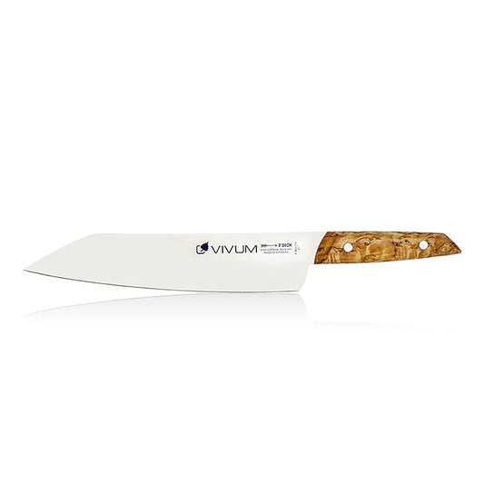  Image d'un couteau de chef VIVUM de 21 cm avec un manche en bois de 26 cm, fabriqué par DICK, 1 er