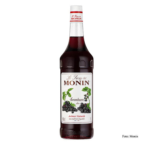 Sirop de mûre Monin, bouteille de 1 litre, idéal pour préparer des boissons estivales rafraîchissantes