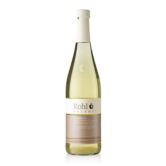 Kohl Gourmet jus de pomme trouble biologique avec des pommes de montagne gorgées de soleil, 750 ml