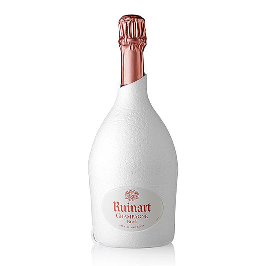 Champagne Ruinart rosé brut, dans un coffret cadeau de 750 ml, parfait pour les grandes occasions