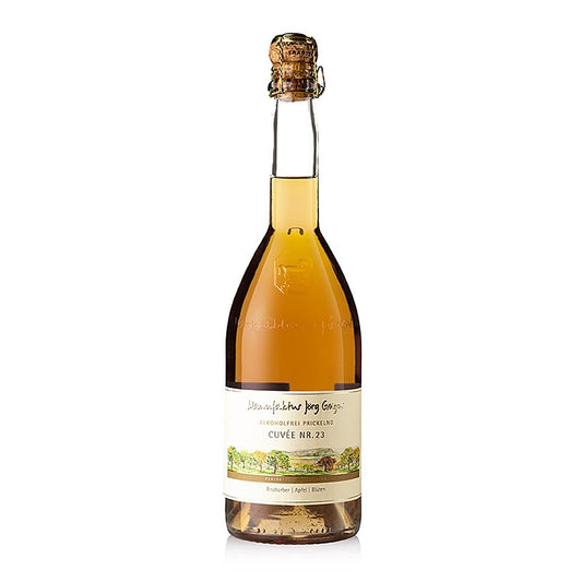 Jörg Geiger Sparkling sans alcool Cuvée 23, 750 ml - une boisson pétillante rafraîchissante sans alcool de 750 ml