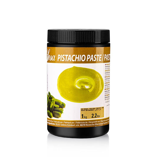 Alt text : Pâtes à la pistache Sosa (44132) en conditionnement de 1 kg, parfaites pour créer de délicieux et crémeux plats de pâtes à la pistache.