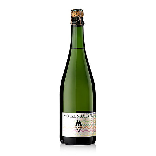 Bouteille de 750 ml de vin mousseux sans alcool Hakuna Matata, demi-sec Motzenbäcker, un vin mousseux sans alcool parfait pour toute occasion